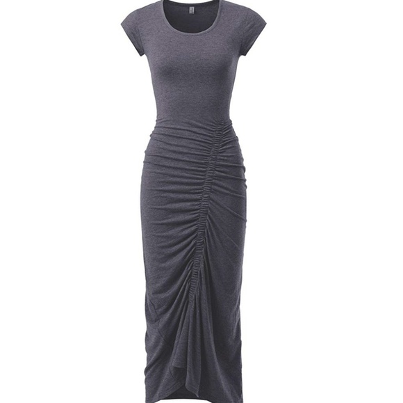 figure hugging maxi dress